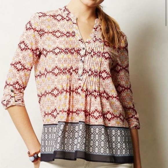 Anthropologie HD Blouse - Picture 1 of 6